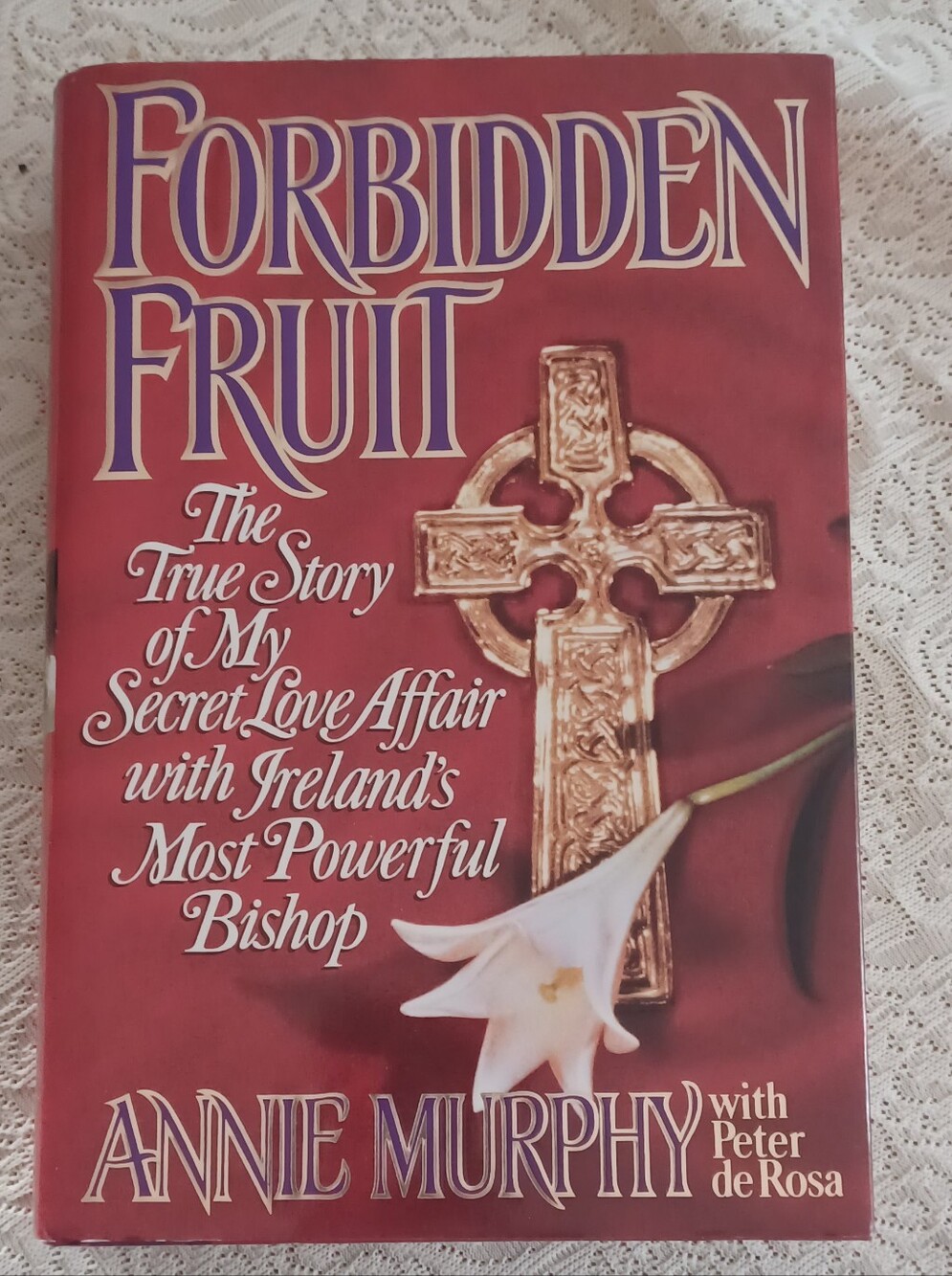 Forbidden Fruit Decorative Book Cover in Red